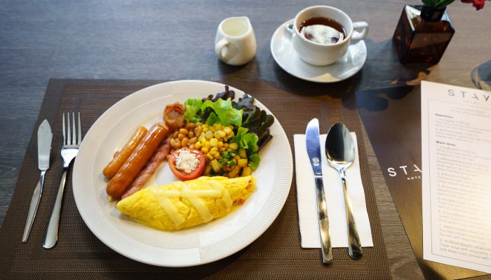American Breakfast at STAY Hotel